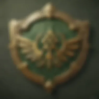 Symbolic green clothing dye design in Zelda game reflecting hero's journey