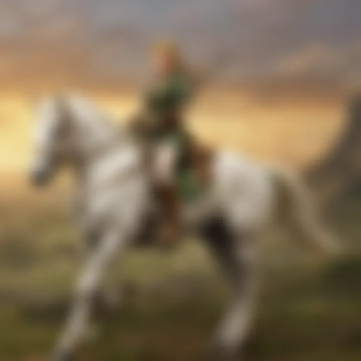 Heroic Link and Epona