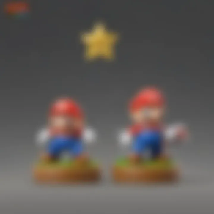 Iconic Mario Amiibo showcasing intricate design details