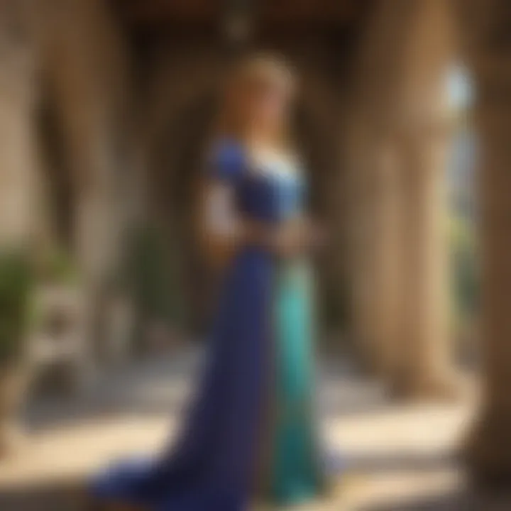 Enchanting Princess Zelda in Castle Courtyard