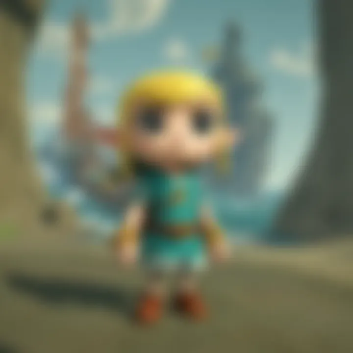 Innovative cel-shaded graphics in Zelda Wind Waker