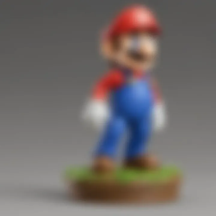 Innovative packaging of Mario Amiibo collection highlighting exclusivity