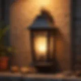 Elegant Koda Wall Lantern illuminating a cozy living space