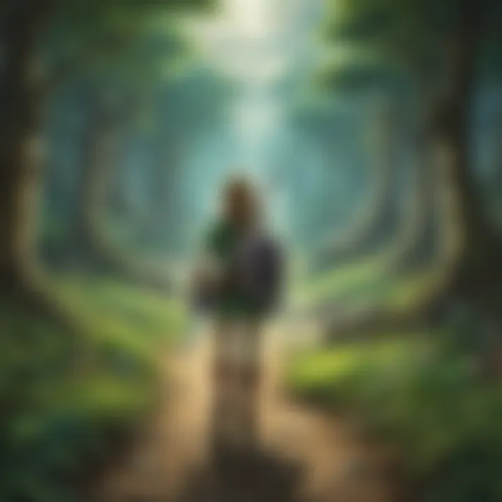 Artistic representation of Zelda's narrative depth