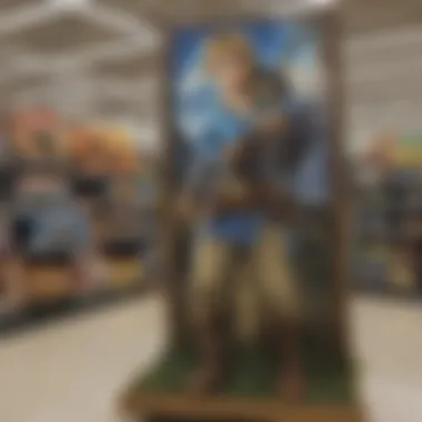 Legend of Zelda: Breath of the Wild Display at Walmart