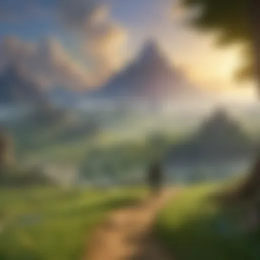 Mystical Hyrule Landscape