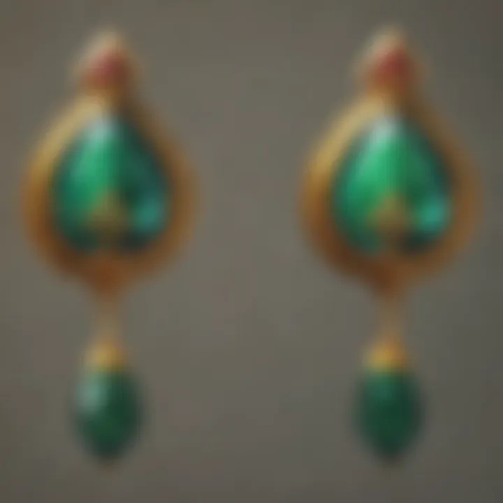 Rupee Gemstone Earrings