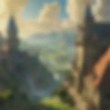 The vibrant landscape of Skyloft