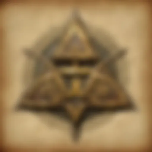 Mystical Triforce Symbol