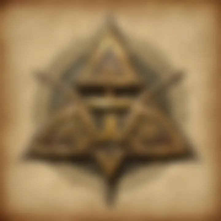 Mystical Triforce Symbol