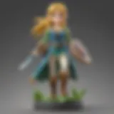 Amiibo figures displayed alongside a Nintendo Switch console