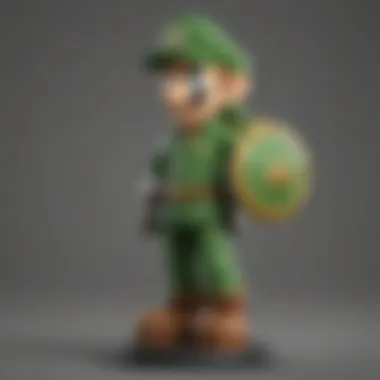 Mysterious Silhouette of Luigi Amiibo