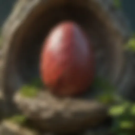 Majestic Dragon Egg in Nest