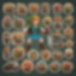 Colorful assortment of Mario Kart stickers featuring iconic characters