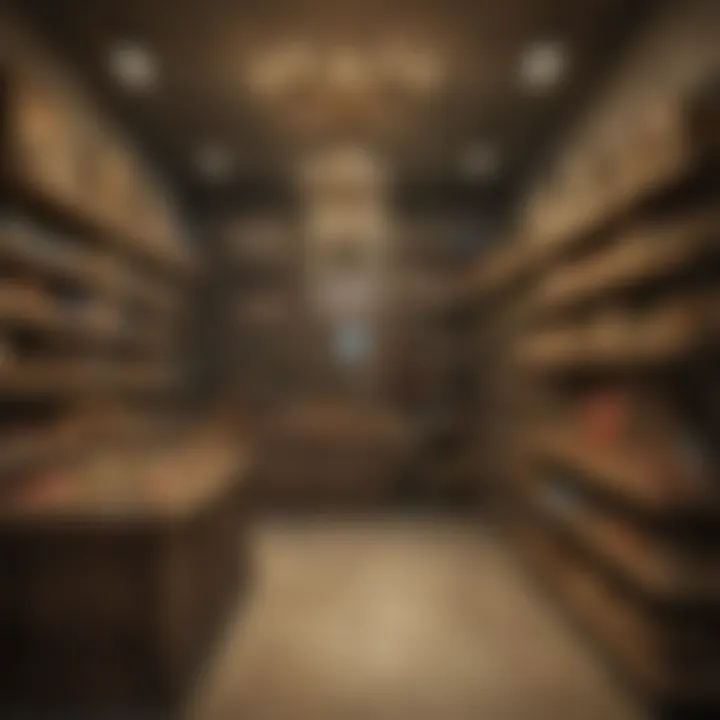 Innovative inventory management system in a modern retail store