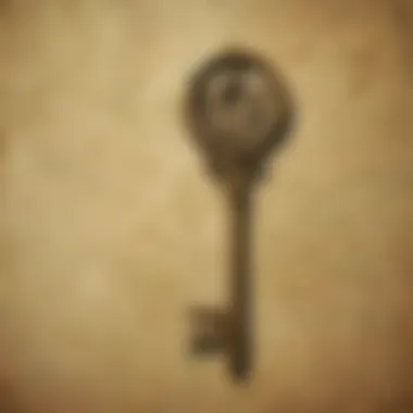 Mysterious key unlocking secrets