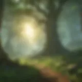 Mystical Forest Setting for Zelda Breath of the Wild