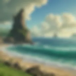 Mystical Wind Waker HD seascape