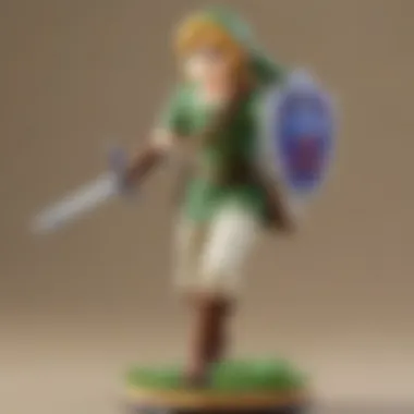 Amiibo community event showcasing Link figures