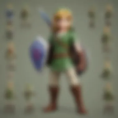 Diverse collection of Link amiibo figures