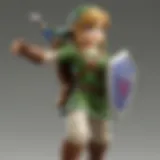 Link amiibo showcasing intricate details