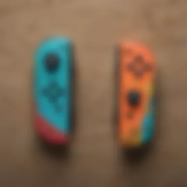 Wireless Nintendo Switch Joy-Con controllers in various colors