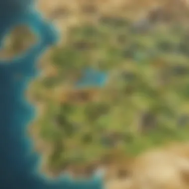 Navigating Hyrule: The Map of Breath of the Wild An intricate map displaying the various regions of Hyrule in 'Breath of the Wild'.