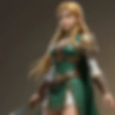 Princess Zelda, the royal guardian of Hyrule