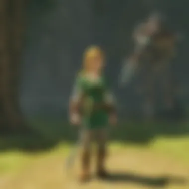 A visual representation of various gameplay strategies used in Zelda games