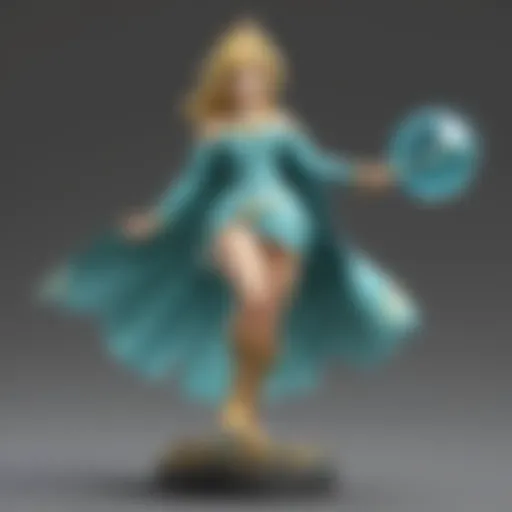 Rosalina Amiibo adorned with celestial elements