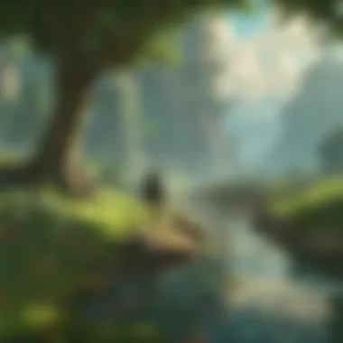 Serene nature GIF converted into dynamic live wallpaper