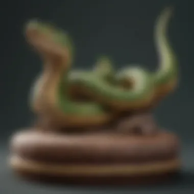 Intricate Details of the Snake Amiibo