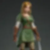 Link's iconic green tunic, symbolizing courage and adventure.