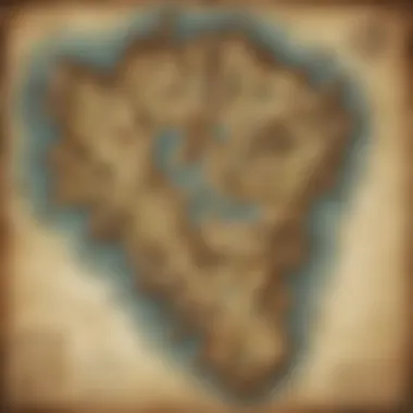 Strategic map overview in Monster Hunter quest