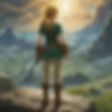 Nintendo Switch: A Masterpiece of Design The Nintendo Switch console with a Zelda-themed design