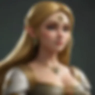 An artistic interpretation of Princess Zelda, reflecting her grace and strength.