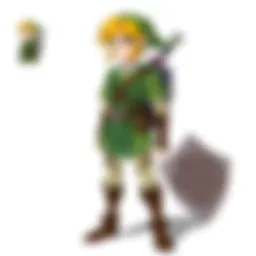 The evolution of Link's design through various game titles in the Zelda series