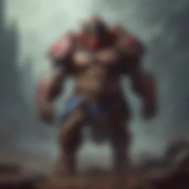 Calamity Ganon's Foreboding Presence A vivid depiction of Calamity Ganon looming over Hyrule