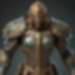 A visual representation of spirit armor in the Zelda series, showcasing intricate designs and vibrant colors.