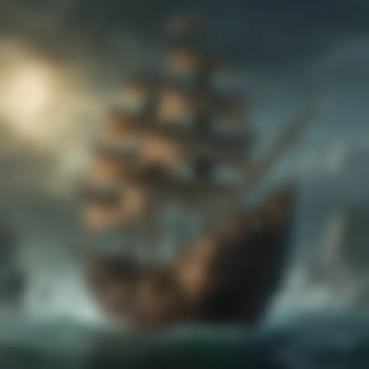 Symbolic representation of the ghost ship concept