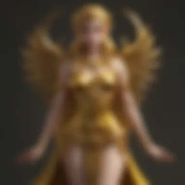 Symbolic representation of the Gold Goddess in Zelda