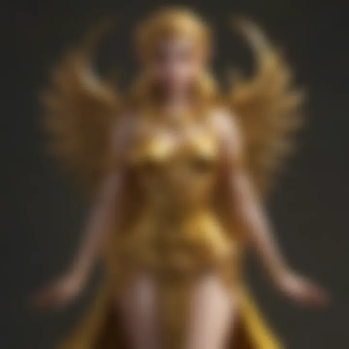 Symbolic representation of the Gold Goddess in Zelda