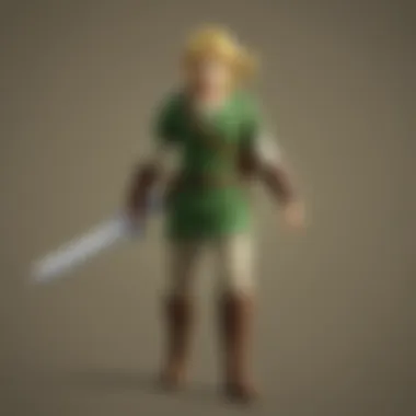 Link engaging in a critical gameplay moment