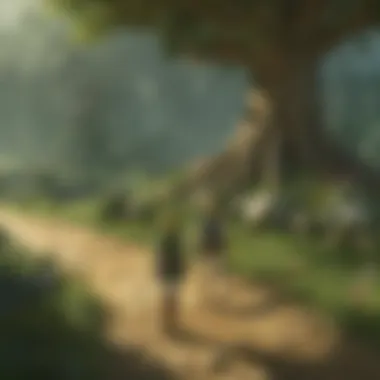 Artistic interpretation of the narrative implications of Amibio in the Zelda series
