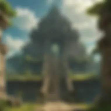 The Secrets of the Ancient Island Temple An ancient temple hidden within an island