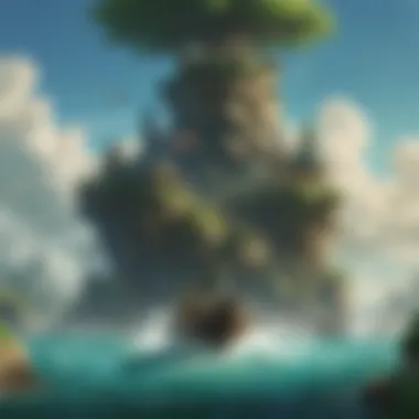 Link's Journey Through Challenging Waters Link navigating through treacherous waters