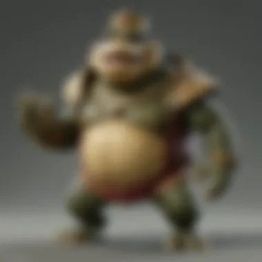 King K. Rool Amiibo in action during gameplay, highlighting its functionalities and effects.