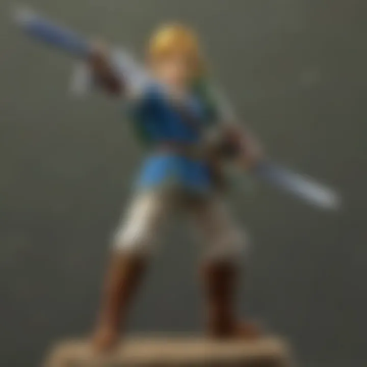 Artistic depiction of Link with the Master Sword