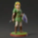 Detailed depiction of various Legend of Zelda Amiibo figures