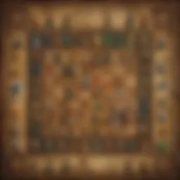 A chessboard featuring iconic characters from The Legend of Zelda